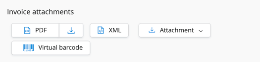 Received - invoice attachments
