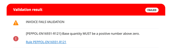Validation (ERROR)